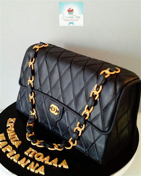 chanel bag cake template